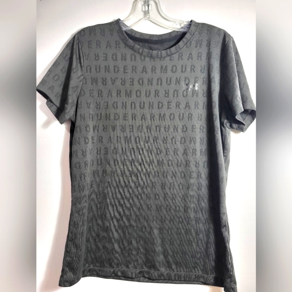 Under Armour green silky short sleeve jersey women's M #2466